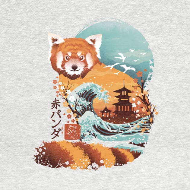 Ukiyo e Red Panda by DANDINGEROZZ